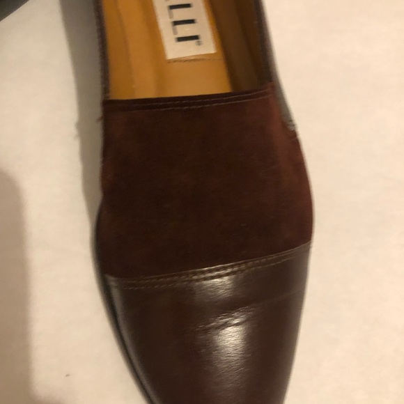 Borelli Leather Made in Brazil Suede Pointy Loafer - Picture 4 of 7